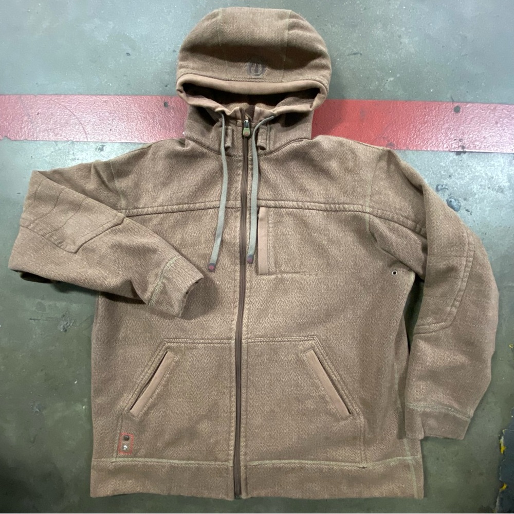 lululemon athletica west coast hoodie Brown Full-Zip Hooded Sweatshirt